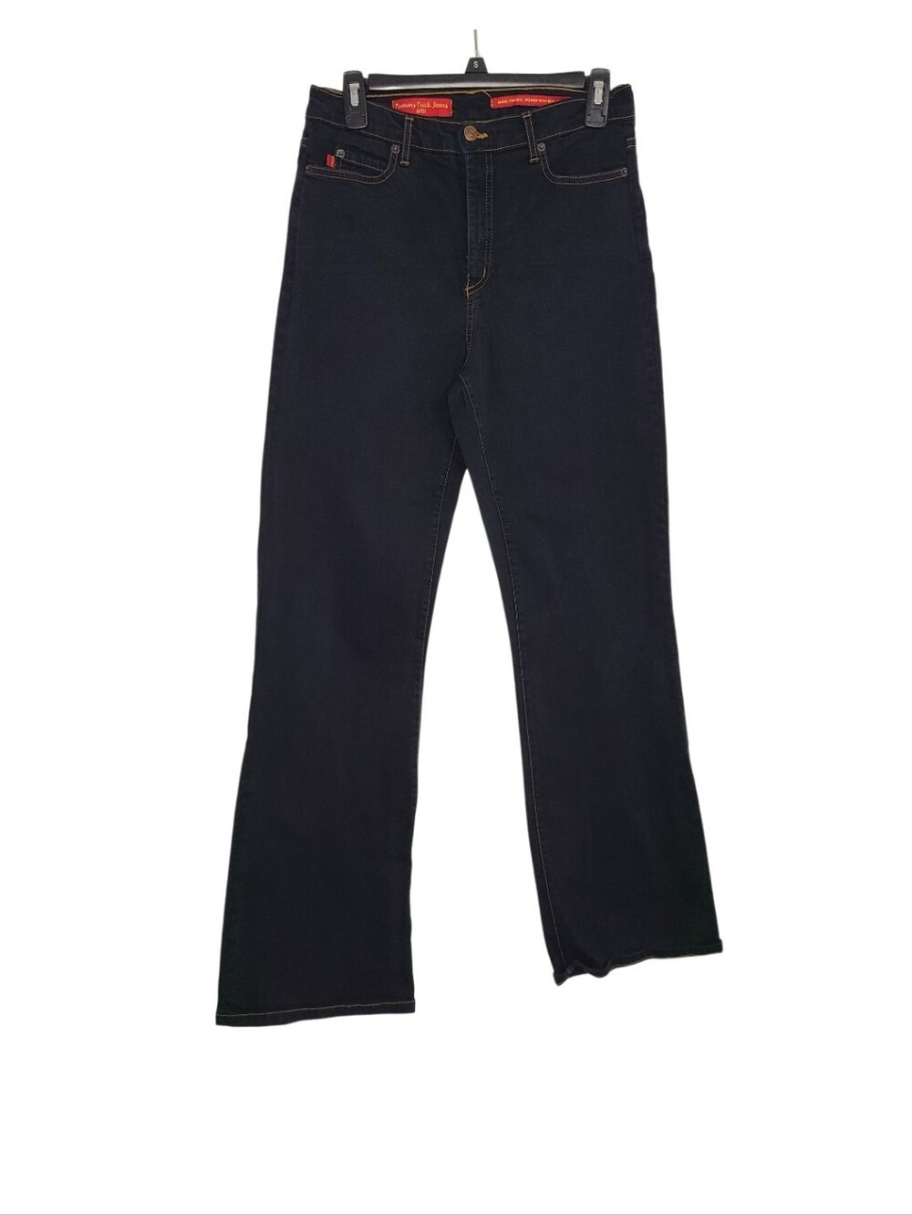 NYDJ Tummy Tuck High Rise Dark Wash Flare Jeans Size 10 Style 400BW Made In USA